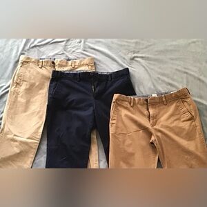 Gap Men’s Straight leg Khakis (3) pairs 35x32